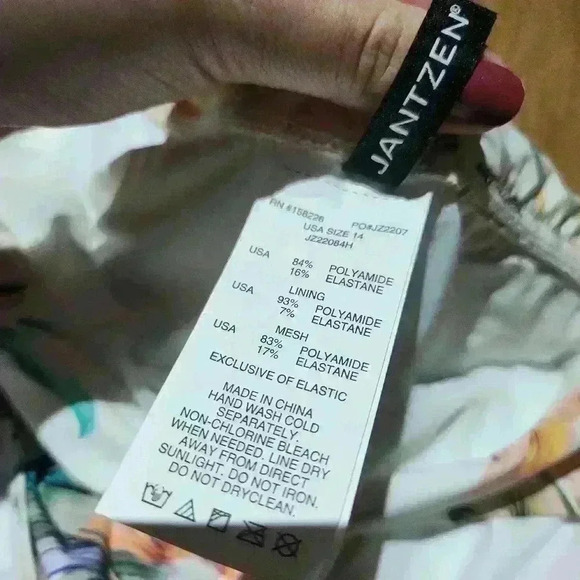 NWT Jantzen Cabana Cutie Bikini Bottom, Size 14 - Picture 4 of 6